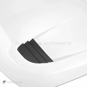 ฝากระโปรงหน้าผิวไพรเมอร์ขาว มีช่องระบาย ทรง V3 BMW M2 G87 2 Series G42 SOOQOO