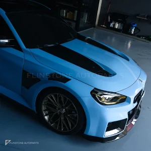 แก้มข้างผิวไพรเมอร์ขาว มีช่องระบาย BMW M2 G87 SOOQOO