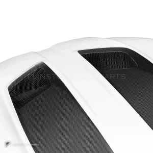ฝากระโปรงหน้าผิวไพรเมอร์ขาว มีช่องระบาย ทรง V2 BMW M3 G80 G81 M4 G82 G83 SOOQOO