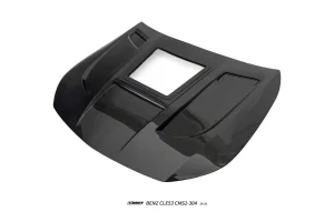 ฝากระโปรงหน้า แบบ A Carbon Fiber Mercedes Benz CLE53 C236 ทรง CMST ปี 2024 ขึ้นไป