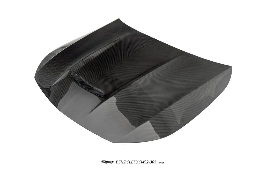 ฝากระโปรงหน้า แบบสกู๊ป Carbon Fiber Mercedes Benz CLE53 C236 ทรง CMST ปี 2024 ขึ้นไป