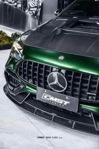 ฝากระโปรงหน้า V3 สกู๊ปกลาง Carbon Fiber Mercedes Benz CLE53 C236 ทรง CMST ปี 2024 ขึ้นไป