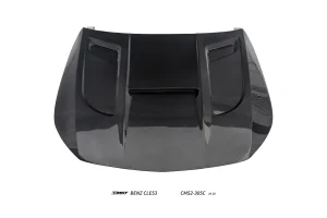 ฝากระโปรงหน้า V3 สกู๊ปกลาง Carbon Fiber Mercedes Benz CLE53 C236 ทรง CMST ปี 2024 ขึ้นไป