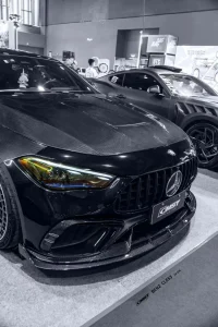 ฝากระโปรงหน้า V3 สกู๊ปกลาง Carbon Fiber Mercedes Benz CLE53 C236 ทรง CMST ปี 2024 ขึ้นไป