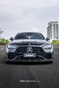 ครีบมุมกันชนหน้า (Canards) 1 คู่ Carbon Fiber Mercedes Benz CLE53 C236 ทรง CMST ปี 2024 ขึ้นไป