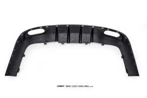 ชุดดิฟฟิวเซอร์ท้ายพร้อมครีบมุมกันชนหลัง Carbon Fiber Mercedes Benz CLE53 C236 ทรง CMST ปี 2024 ขึ้นไป