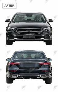 ชุดเปลี่ยนโฉม Mercedes-Benz E-Class W212 เป็น W213 ทรง Executive ตราตั้ง แบบไม่ตัดต่อ