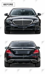 ชุดเปลี่ยนโฉม Mercedes-Benz E-Class W213 ทรง Executive ตราตั้ง แบบไม่ตัดต่อ