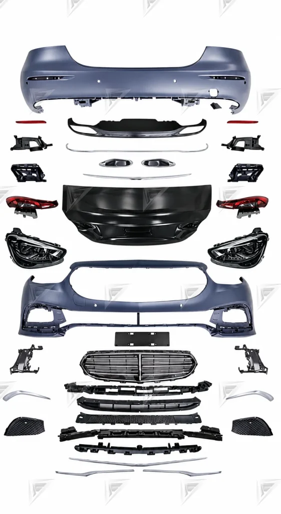 ชุดเปลี่ยนโฉม Mercedes-Benz E-Class W213 ทรง Executive ตราตั้ง แบบไม่ตัดต่อ