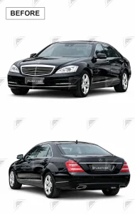 ชุดเปลี่ยนโฉม Mercedes-Benz S-Class W221 เป็น W222 ทรง S65 แบบตัดต่อ