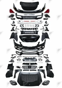 ชุดเปลี่ยนโฉม Mercedes-Benz S-Class W221 เป็น W222 ทรง S65 แบบตัดต่อ