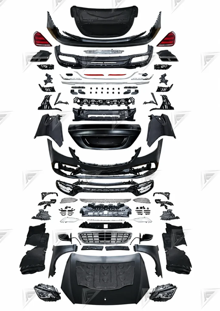 ชุดเปลี่ยนโฉม Mercedes-Benz S-Class W221 เป็น W222 ทรง S65 แบบตัดต่อ