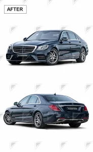 ชุดเปลี่ยนโฉม Mercedes-Benz S-Class W221 เป็น W222 ทรง S450 Sport แบบตัดต่อ