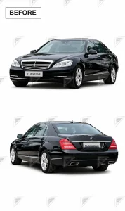 ชุดเปลี่ยนโฉม Mercedes-Benz S-Class W221 เป็น W222 ทรง S450 Sport แบบตัดต่อ