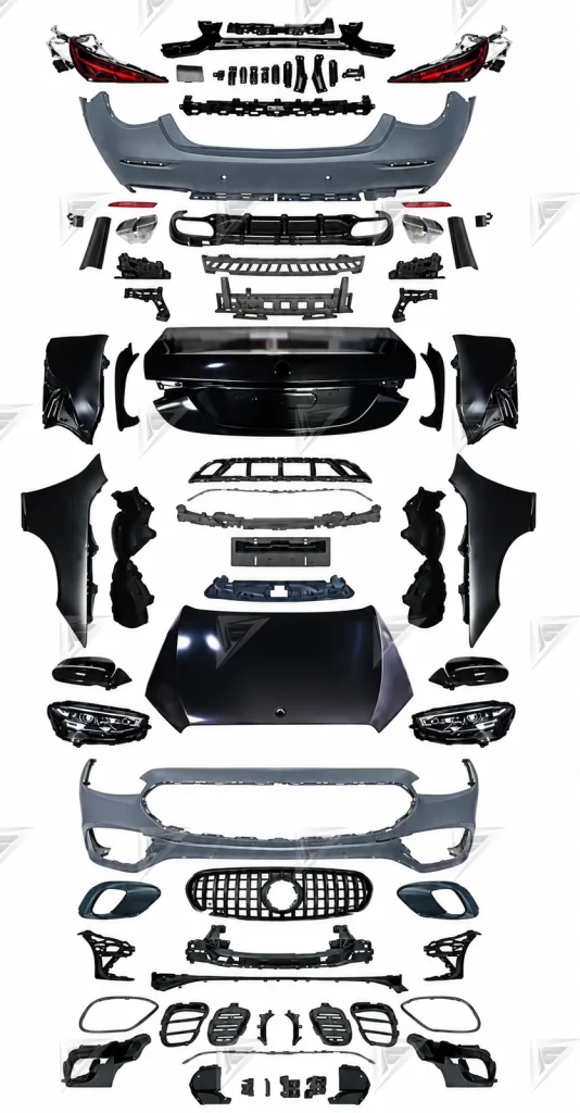 ชุดเปลี่ยนโฉม Mercedes-Benz S-Class W221 เป็น W223 ทรง S63 แบบตัดต่อ