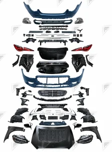 ชุดเปลี่ยนโฉม Mercedes-Benz S-Class W221 เป็น W223 ทรง S450 Sport แบบตัดต่อ แบบที่ 1