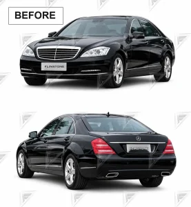 ชุดเปลี่ยนโฉม Mercedes-Benz S-Class W221 เป็น W223 ทรง S450 Sport แบบตัดต่อ แบบที่ 2