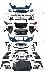 ชุดเปลี่ยนโฉม Mercedes-Benz S-Class W221 เป็น W223 ทรง S450 Sport แบบตัดต่อ แบบที่ 2