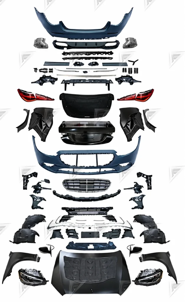 ชุดเปลี่ยนโฉม Mercedes-Benz S-Class W221 เป็น W223 ทรง S450 Sport แบบตัดต่อ แบบที่ 2