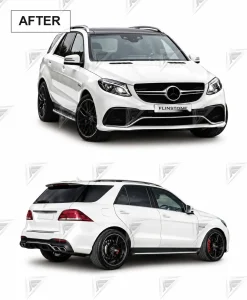 ชุดเปลี่ยนโฉม Mercedes-Benz ML/GLE-Class W166 ทรง AMG แบบตัดต่อ