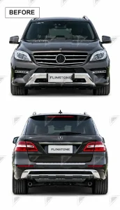 ชุดเปลี่ยนโฉม Mercedes-Benz ML/GLE-Class W166 ทรง AMG แบบไม่ตัดต่อ