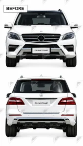 ชุดเปลี่ยนโฉม Mercedes-Benz ML/GLE-Class W167 ทรง AMG 53 แบบ 1:1 แบบไม่ตัดต่อ