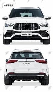 ชุดเปลี่ยนโฉม Mercedes-Benz ML/GLE-Class W167 ทรง AMG 63 แบบ 1:1 แบบไม่ตัดต่อ