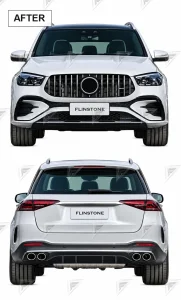 ชุดเปลี่ยนโฉม Mercedes-Benz ML/GLE-Class W166 เป็น W167 ทรง AMG 53 แบบ 1:1 แบบไม่ตัดต่อ