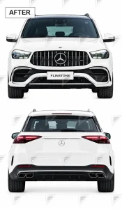 ชุดเปลี่ยนโฉม Mercedes-Benz ML/GLE-Class W166 เป็น W167 ทรง AMG 63 แบบ 1:1 แบบไม่ตัดต่อ