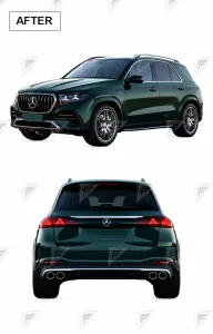 ชุดเปลี่ยนโฉม Mercedes-Benz ML/GLE-Class W167 ทรง Bodykit แบบไม่ตัดต่อ