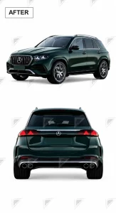 ชุดเปลี่ยนโฉม Mercedes-Benz ML/GLE-Class W166 เป็น W167 ทรง Bodykit แบบไม่ตัดต่อ