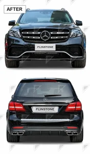 ชุดเปลี่ยนโฉม Mercedes-Benz GL/GLS-Class X164 เป็น X166 ทรง AMG แบบตัดต่อ