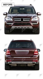 ชุดเปลี่ยนโฉม Mercedes-Benz GL/GLS-Class X164 เป็น X166 ทรง AMG แบบตัดต่อ