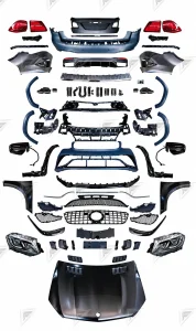 ชุดเปลี่ยนโฉม Mercedes-Benz GL/GLS-Class X164 เป็น X166 ทรง AMG แบบตัดต่อ