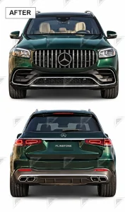 ชุดเปลี่ยนโฉม Mercedes-Benz GL/GLS-Class X164 เป็น X167 ทรง AMG แบบตัดต่อ