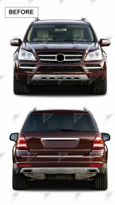 ชุดเปลี่ยนโฉม Mercedes-Benz GL/GLS-Class X164 เป็น X167 ทรง AMG แบบตัดต่อ