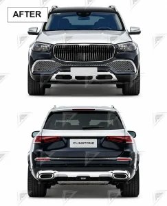 ชุดเปลี่ยนโฉม Mercedes-Benz GL/GLS-Class X164 เป็น X167 ทรง Maybach แบบตัดต่อ แบบที่ 1