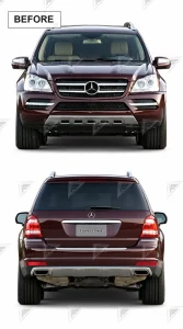 ชุดเปลี่ยนโฉม Mercedes-Benz GL/GLS-Class X164 เป็น X167 ทรง Maybach แบบตัดต่อ แบบที่ 1