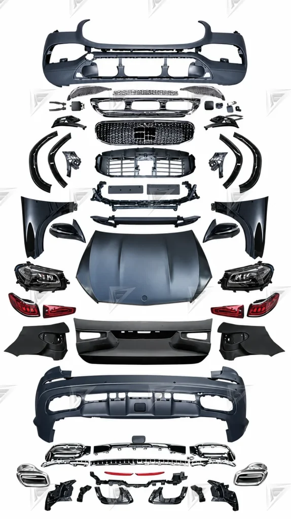 ชุดเปลี่ยนโฉม Mercedes-Benz GL/GLS-Class X164 เป็น X167 ทรง Maybach แบบตัดต่อ แบบที่ 1