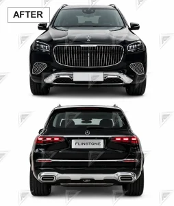 ชุดเปลี่ยนโฉม Mercedes-Benz GL/GLS-Class X167 ทรง Maybach แบบไม่ตัดต่อ แบบที่ 2