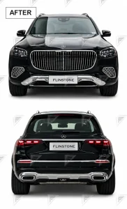 ชุดเปลี่ยนโฉม Mercedes-Benz GL/GLS-Class X167 ทรง Maybach แบบ 1:1 แบบตัดต่อ