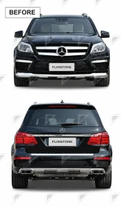 ชุดเปลี่ยนโฉม Mercedes-Benz GL/GLS-Class X167 ทรง Maybach แบบ 1:1 แบบตัดต่อ