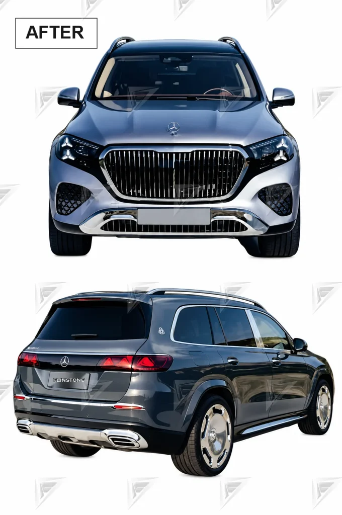 ชุดเปลี่ยนโฉม Mercedes-Benz GL/GLS-Class X167 ทรง Maybach แบบไม่ตัดต่อ แบบที่ 3