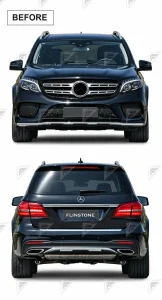 ชุดเปลี่ยนโฉม Mercedes-Benz GL/GLS-Class X166 เป็น X167 ทรง Maybach แบบ 1:1 แบบตัดต่อ
