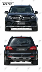 ชุดเปลี่ยนโฉม Mercedes-Benz GL/GLS-Class X166 เป็น X167 ทรง Maybach แบบไม่ตัดต่อ แบบที่ 2