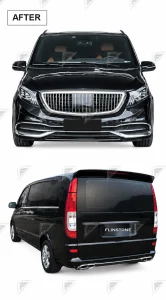 ชุดเปลี่ยนโฉม Mercedes-Benz Vito/V-Class W639 ทรง Maybach ชุดหน้า แบบที่ 1