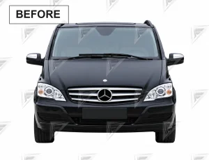ชุดเปลี่ยนโฉม Mercedes-Benz Vito/V-Class W639 ทรง Maybach ชุดหน้า แบบที่ 1