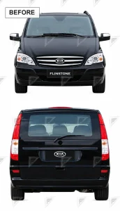 ชุดเปลี่ยนโฉม Mercedes-Benz Vito/V-Class W639 ทรง Maybach แบบตัดต่อ แบบที่ 1