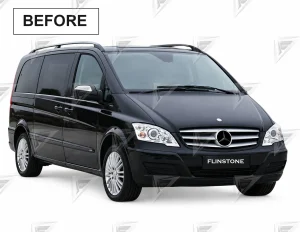 ชุดเปลี่ยนโฉม Mercedes-Benz Vito/V-Class W639 ทรง Maybach ชุดหน้า แบบที่ 2
