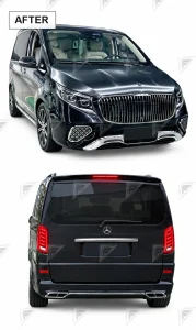 ชุดเปลี่ยนโฉม Mercedes-Benz Vito/V-Class W639 ทรง Maybach แบบไม่ตัดต่อ แบบที่ 2